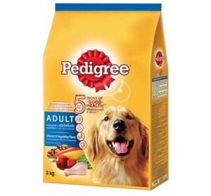 Pedigree Adult Dry Dog Food With Chicken, Egg & Rice 10Kg
