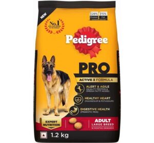 PEDIGREE PRO Large Breed, (18 Months Onwards), 3 kg Dry Adult Dog Food